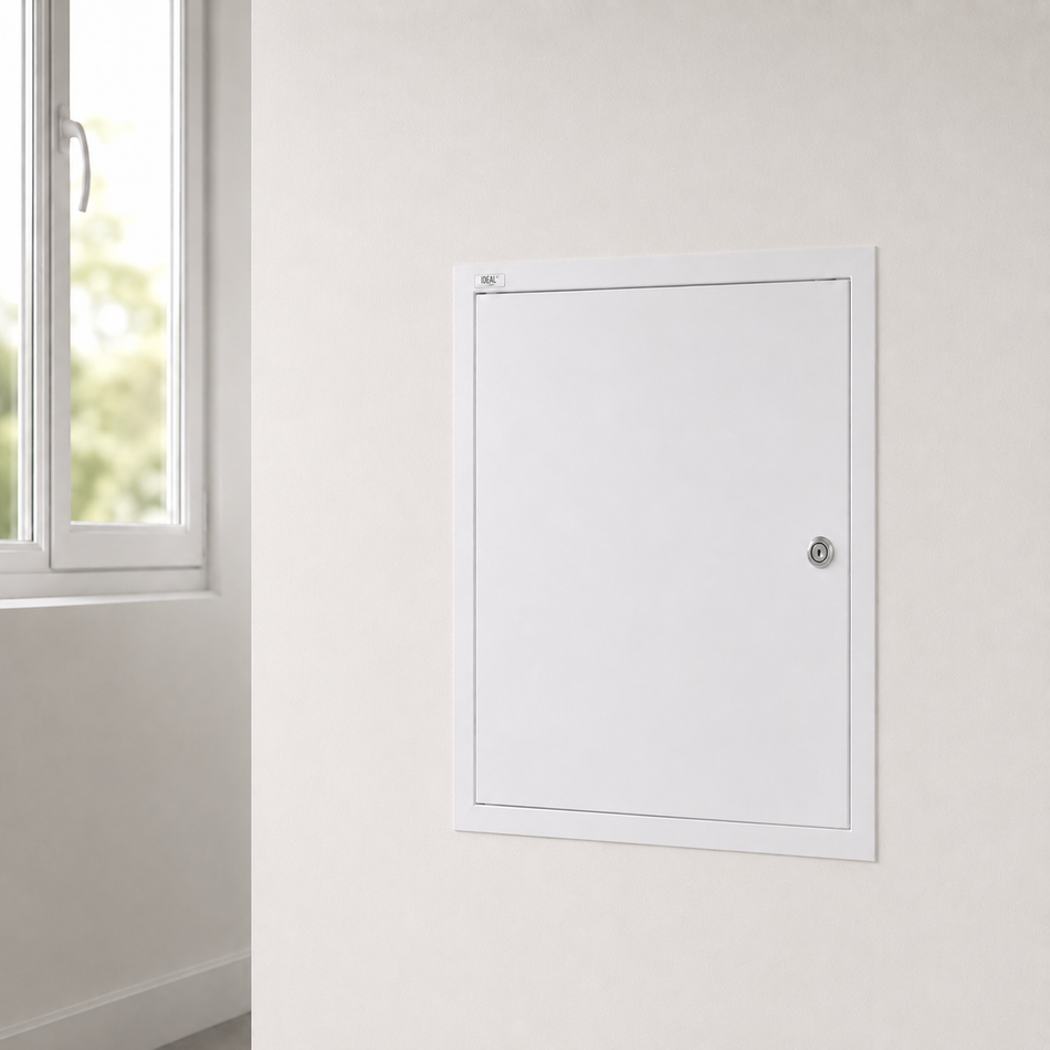 Distribution box metal white, 3x18P IP30 230/400V