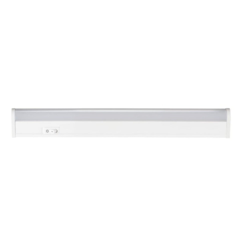 LED Möbelunterbauleuchte inkl. Anschlußkabel und Eurostecker, weiß, 5W neutralweiß / IP20 / 230V