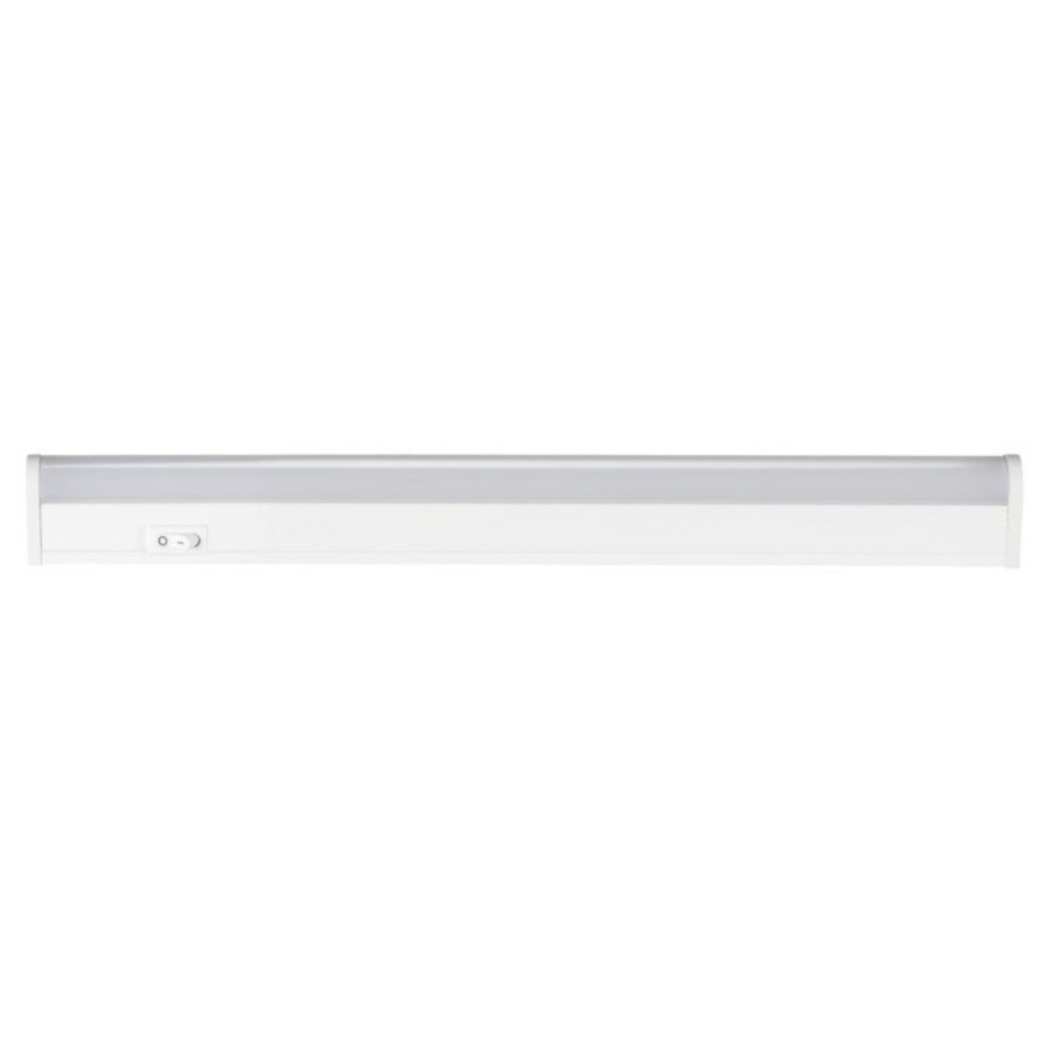 Luminaire LED pour meuble sous meuble avec câble de raccordement et fiche Euro, blanc, 10W blanc neutre / IP20 / 230V 