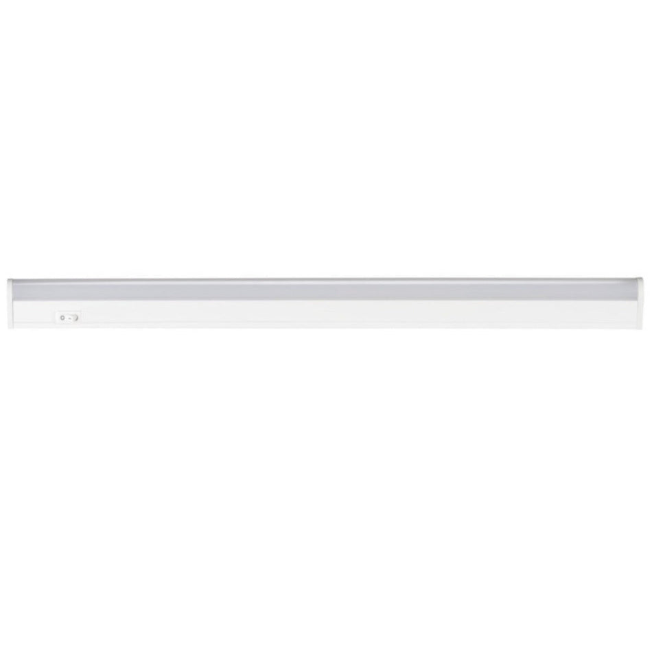 LED Möbelunterbauleuchte inkl. Anschlußkabel und Eurostecker, weiß, 15W neutralweiß / IP20 / 230V