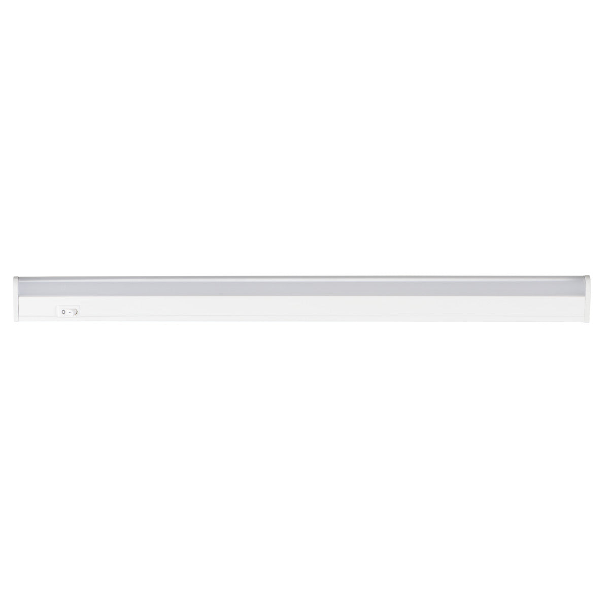 Luminaire LED pour meuble sous meuble avec câble de raccordement et fiche Euro, blanc, 20W blanc neutre / IP20 / 230V