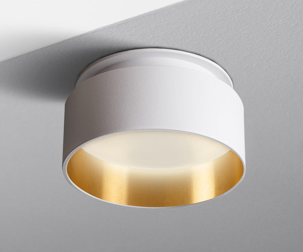 LED Einbaustrahler Einbauleuchten OVIEDO Rund Weiß Gold Spot GU10  