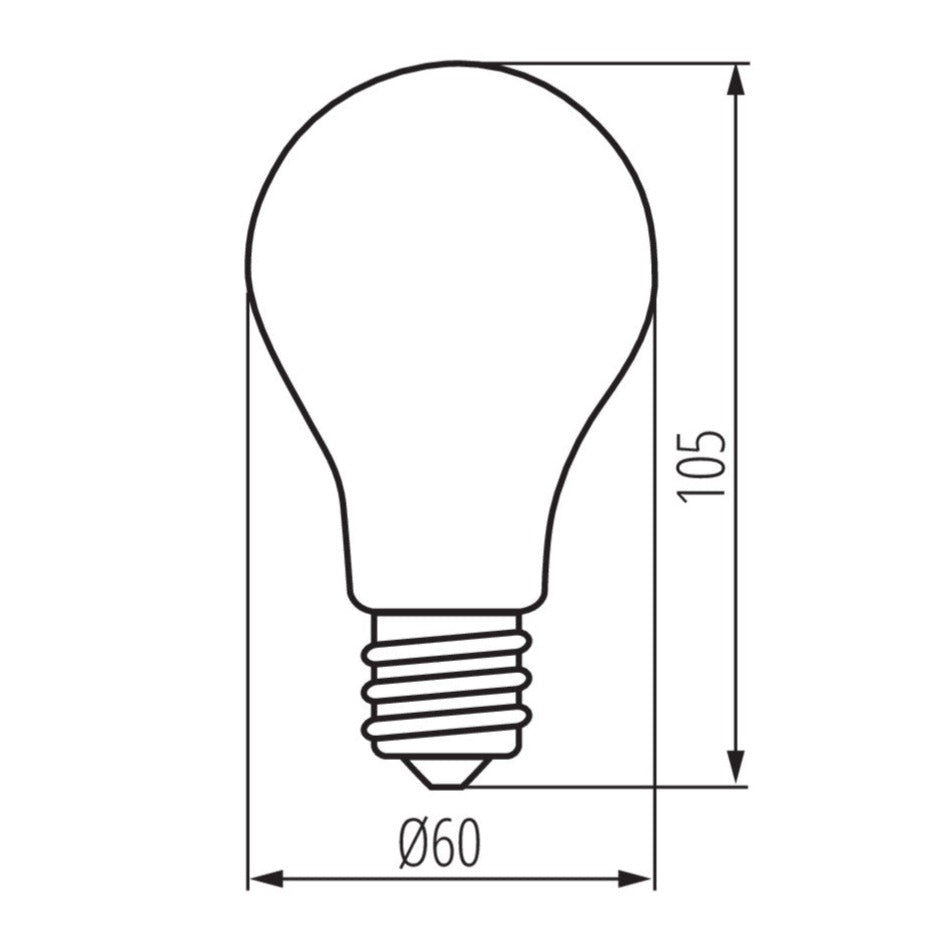 LED Leuchtmittel 10W Warmweiß E27 XLED A60M XLED