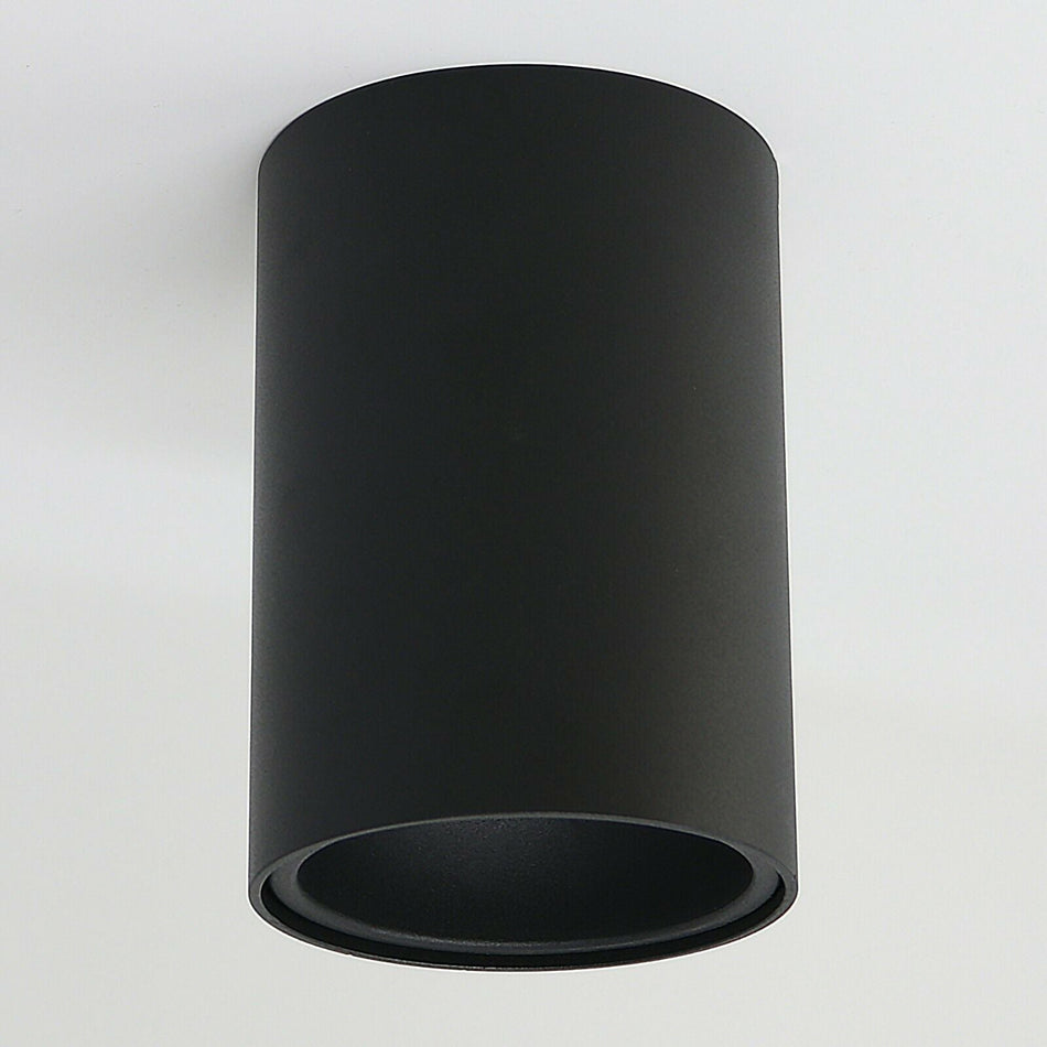 Aufbaustrahler Aufbauleuchte aus Aluminium SUNNY Rund 140mm X Ø97mm IP20 GU10 230V