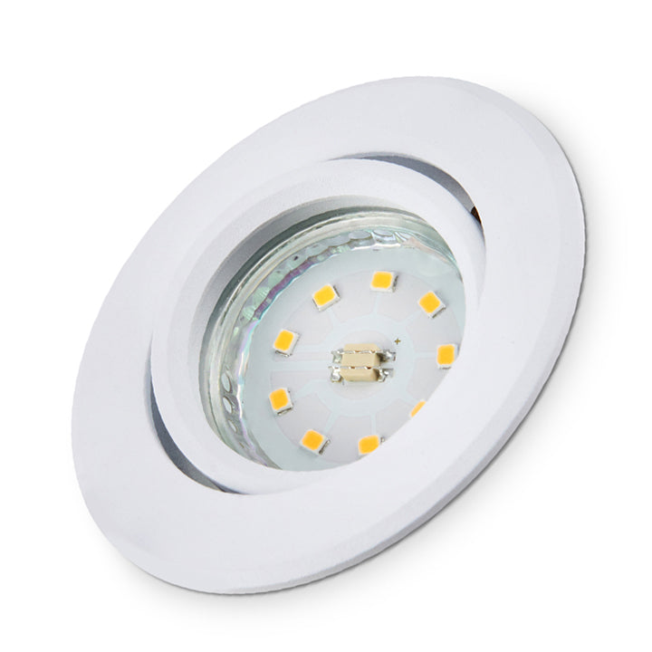 Recessed spotlight STAR made of aluminum round Ø86mm IP20 GU10 230V