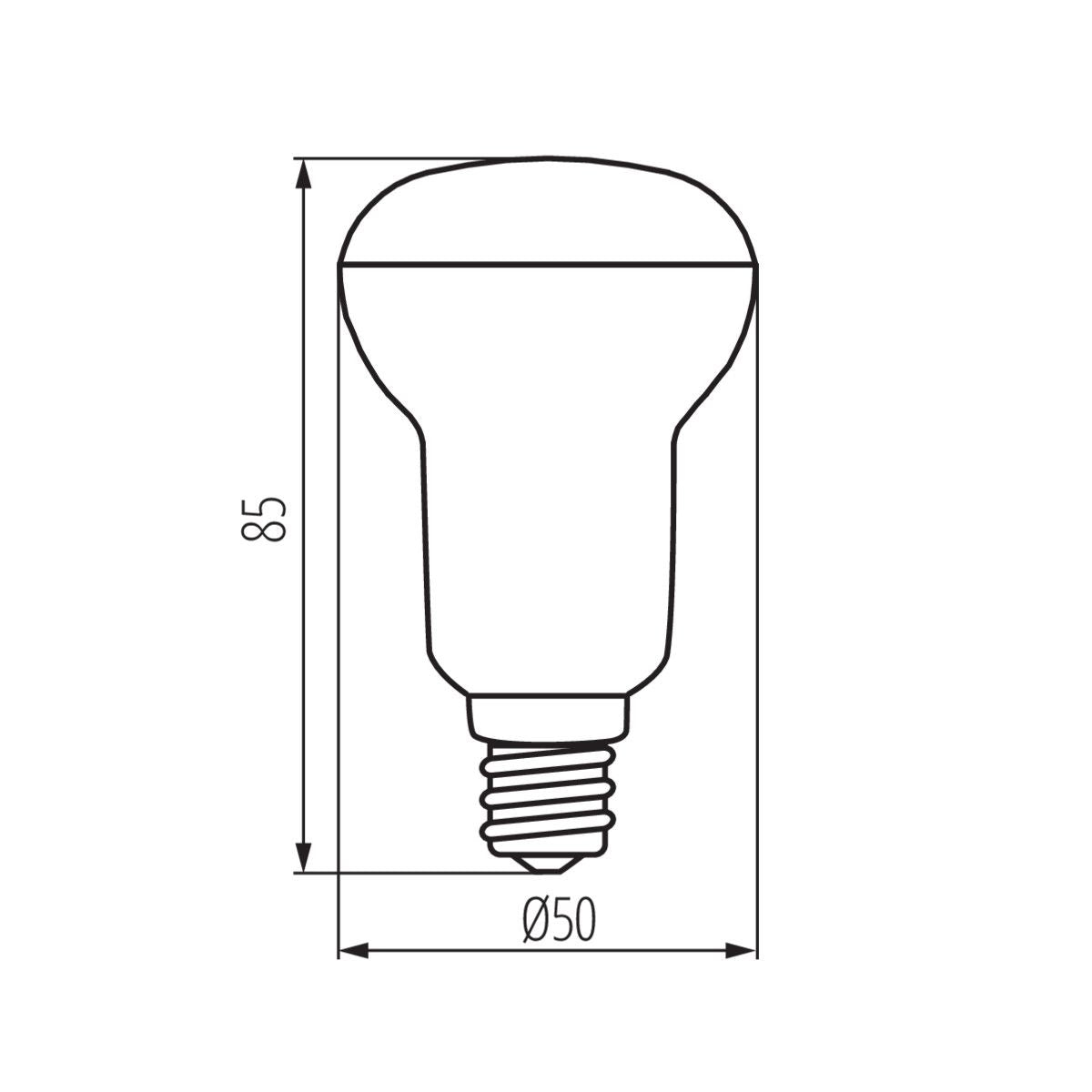 LED bulb warm white neutral white 6W E14 230V (G) 