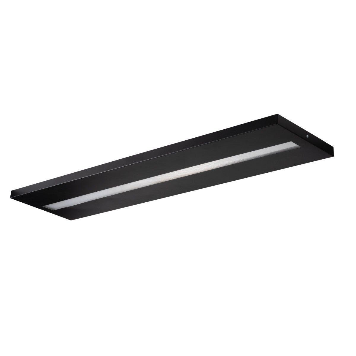 Plafonnier LED 1200x300 noir blanc neutre 40W IP20 230V