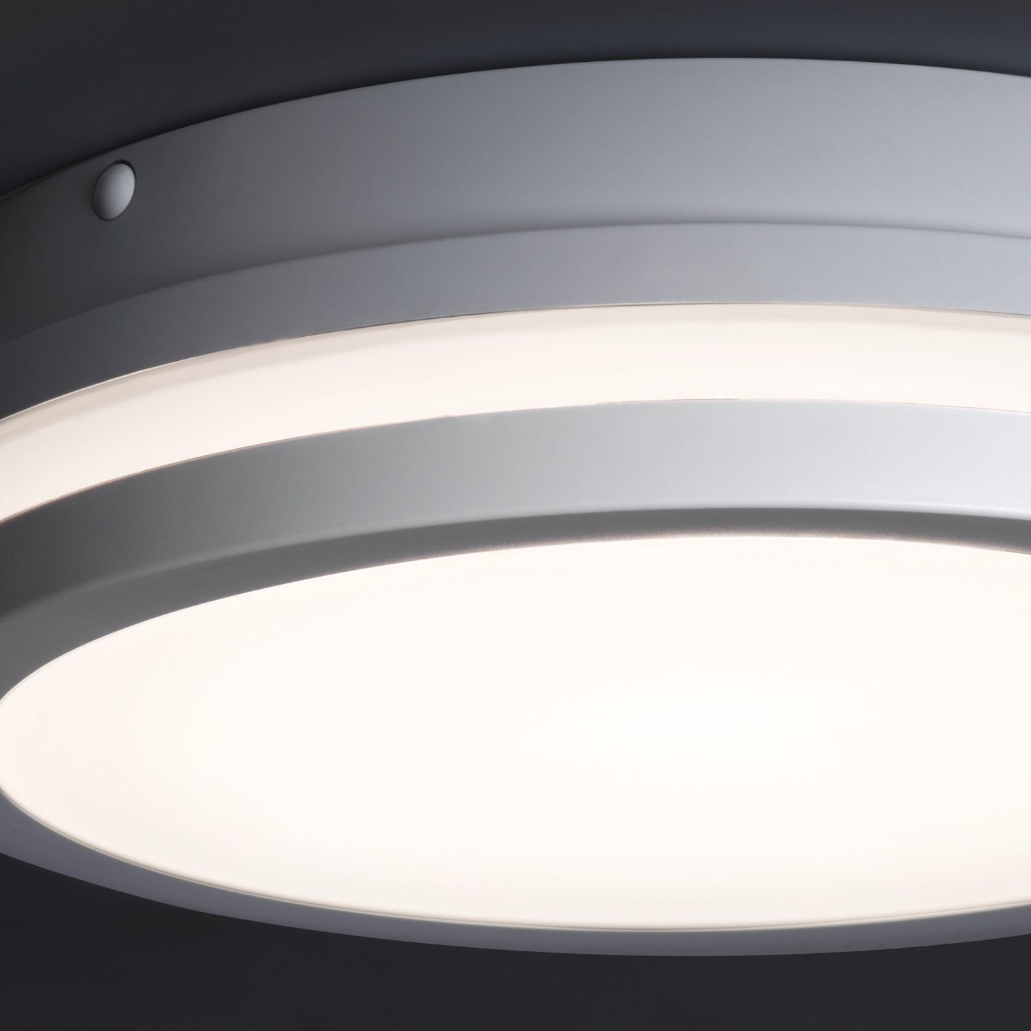 Applique et plafonnier LED pour extérieur dans pièces humides, rond blanc LED 18W blanc neutre IP54 230V