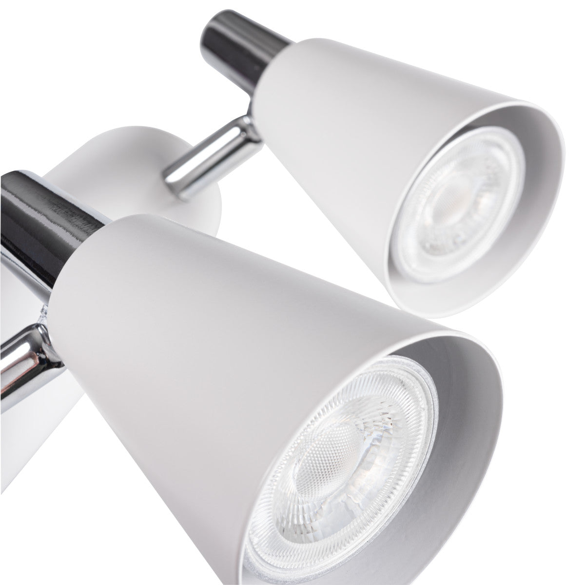 Plafonniers 2 lampes, orientables horizontalement et verticalement IP20 230V GU10