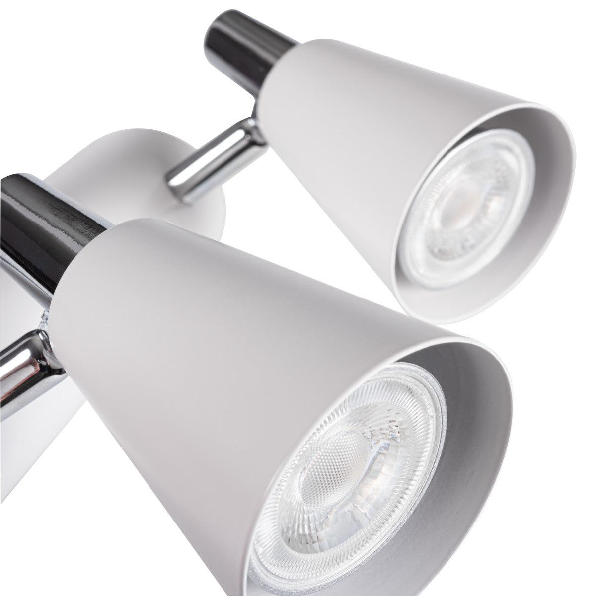 Ceiling lights 3-bulb horizontally and vertically adjustable black or white GU10 IP20 230V 