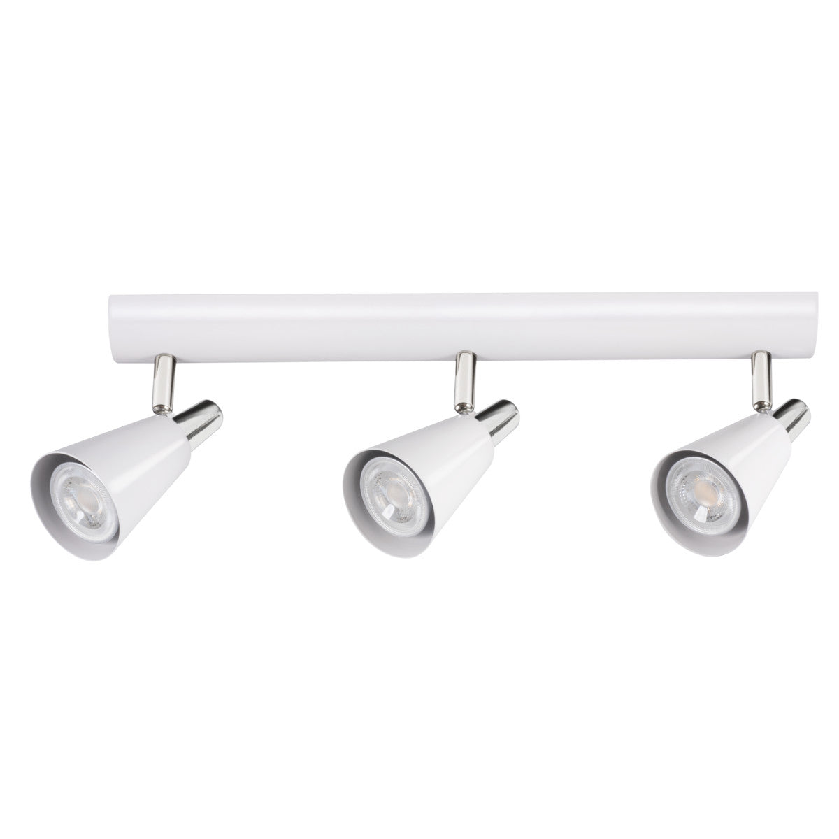 Ceiling lights 3-bulb horizontally and vertically adjustable black or white GU10 IP20 230V 