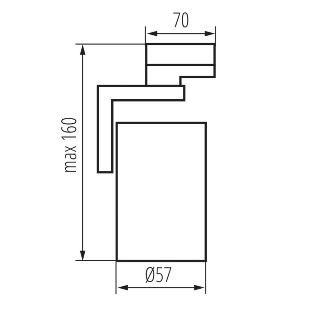 LED 3-Phasen-Schienenstrahler ACORD ATL4 GU10 Weiß