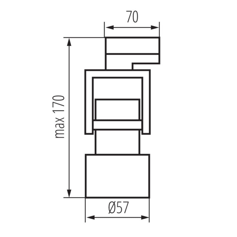 LED 3-Phasen-Schienenstrahler ACORD ATL5 GU10 Weiß