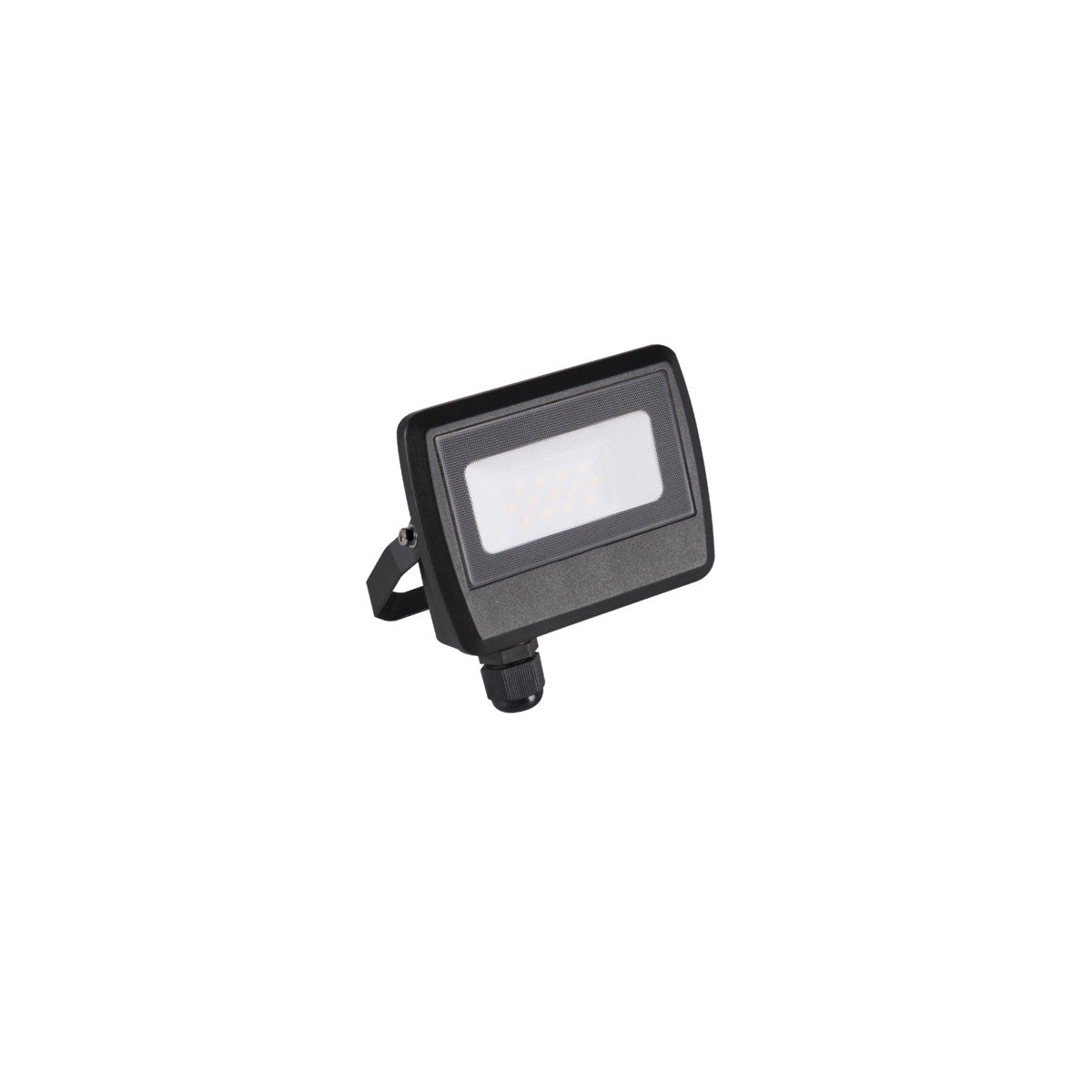 LED outdoor spotlight black, 10W IP65/IP44 230V 