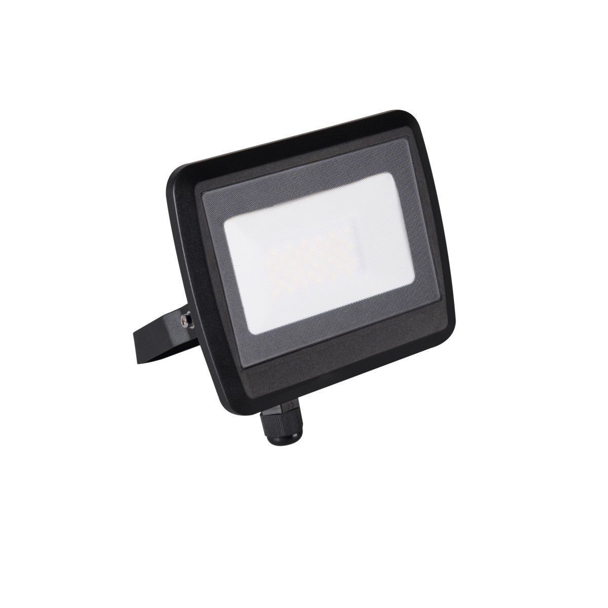 LED outdoor spotlight black without/with motion sensor, 30W IP65/IP44 230V 