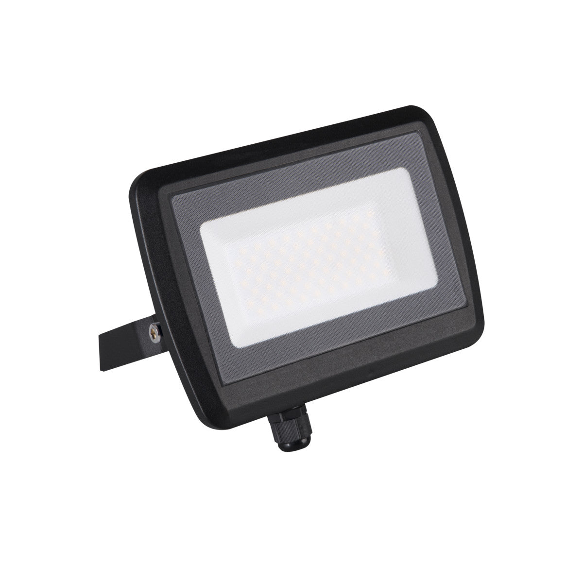 LED outdoor spotlight black, 50W IP65/IP44 230V 