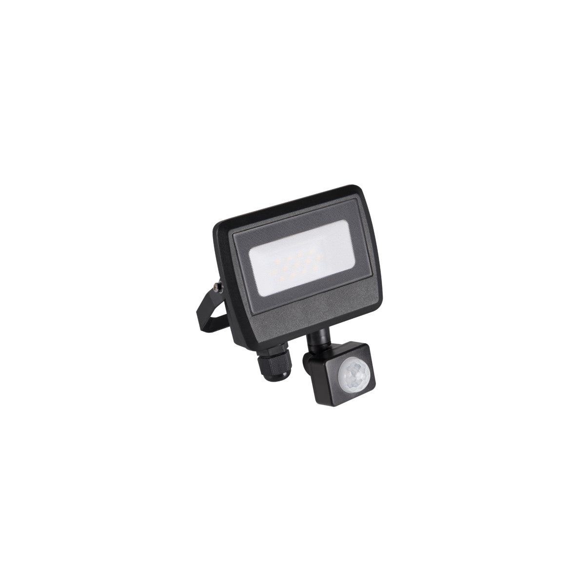 LED outdoor spotlight black, 10W IP65/IP44 230V 