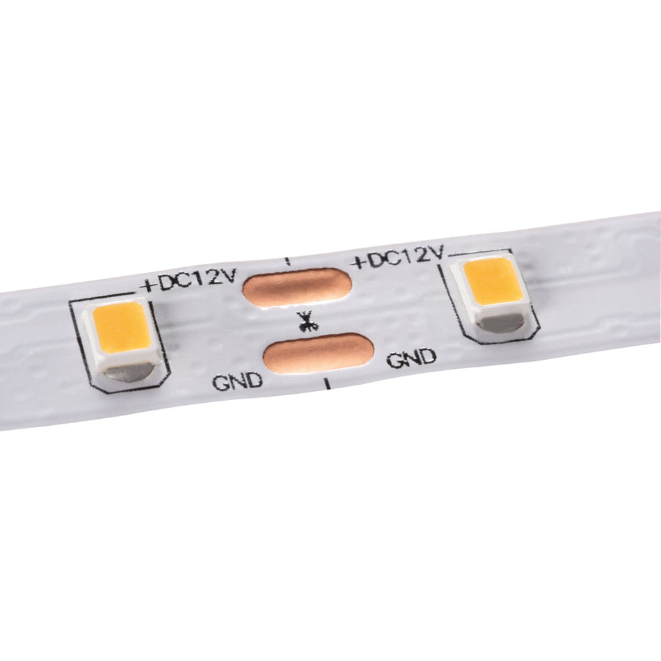 Bande LED, ruban ruban de 5 mètres L60, blanc chaud / blanc neutre / blanc froid, 1m=11W / IP00 / 12VDC (G)