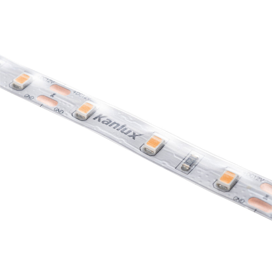 Bande LED, ruban adhésif de 5 mètres L60, blanc chaud / blanc neutre / blanc froid, 1m=11W / IP65 / 12VDC (G)