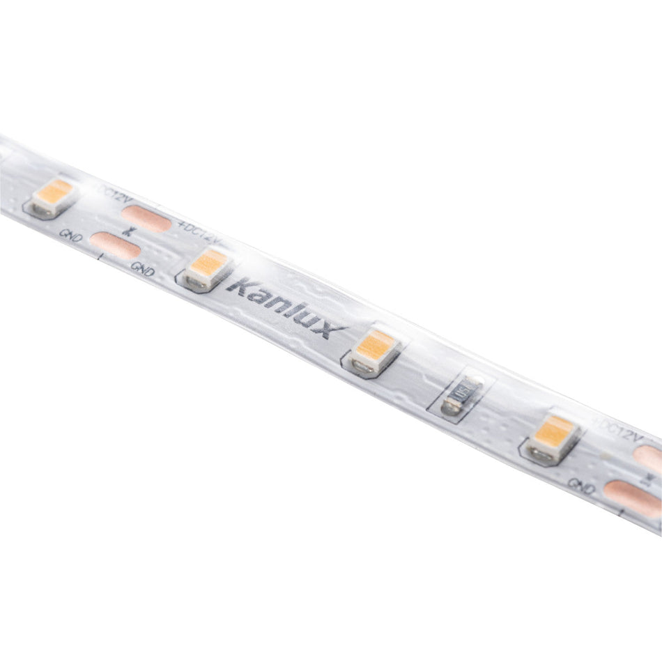 Bande LED, ruban adhésif de 5 mètres L60, blanc chaud / blanc neutre / blanc froid, 1m=11W / IP65 / 12VDC (G)