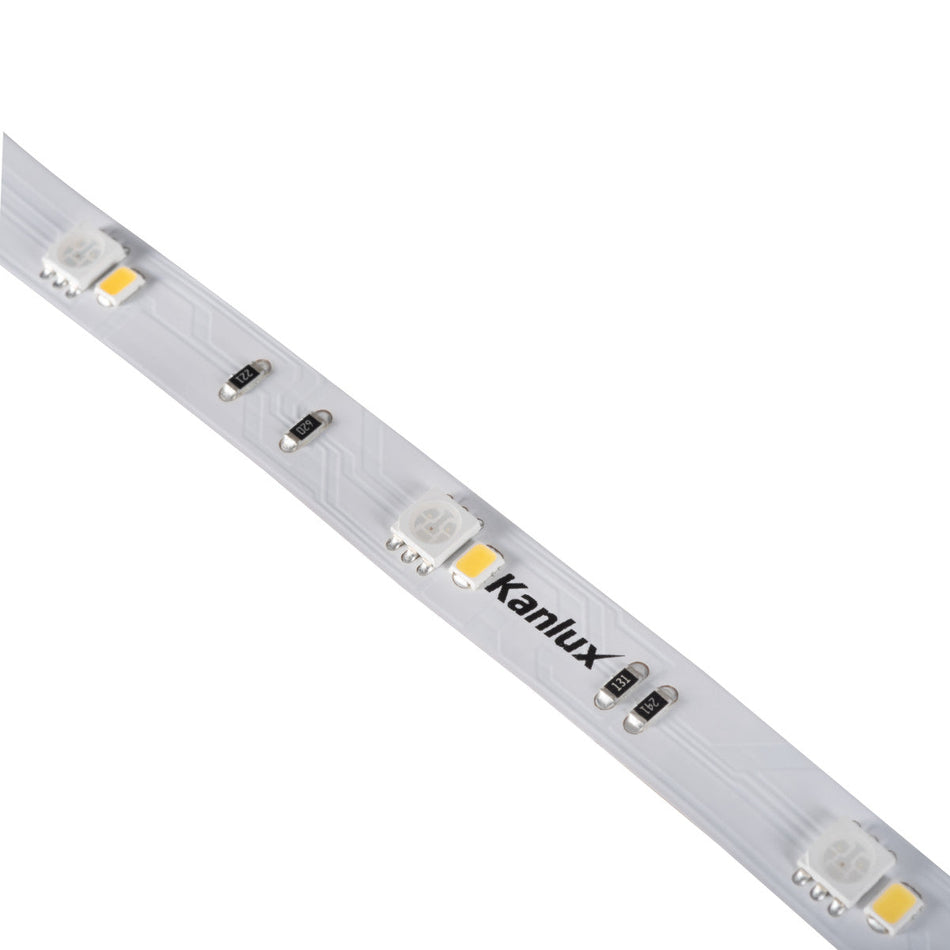 Bande LED, bande de 5 mètres L48 RGBW, 1m=9W / IP00 / IP65 / 24VDC (F)