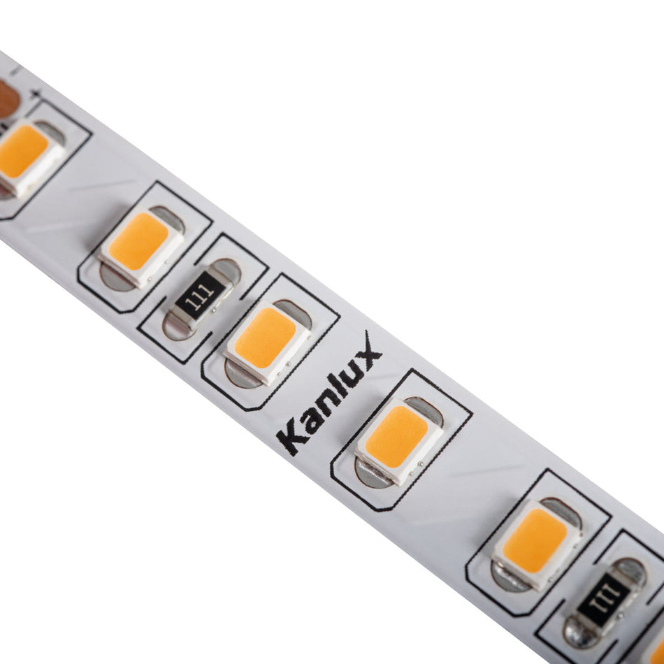 Bande LED, bande de 30 mètres L120B, chaud / neutre / froid, 1m = 16W / IP00 / 24VDC E / (F)