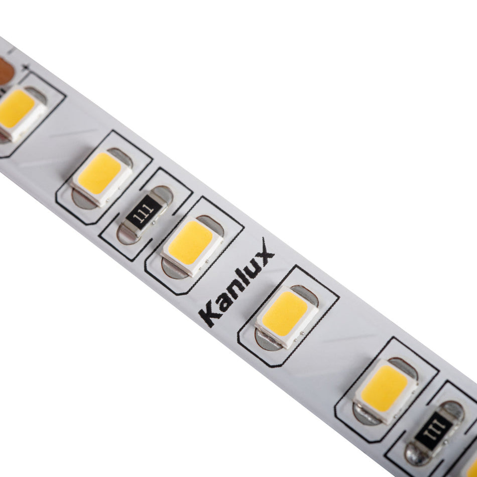 Bande LED, bande de 30 mètres L120B, chaud / neutre / froid, 1m = 16W / IP00 / 24VDC E / (F)