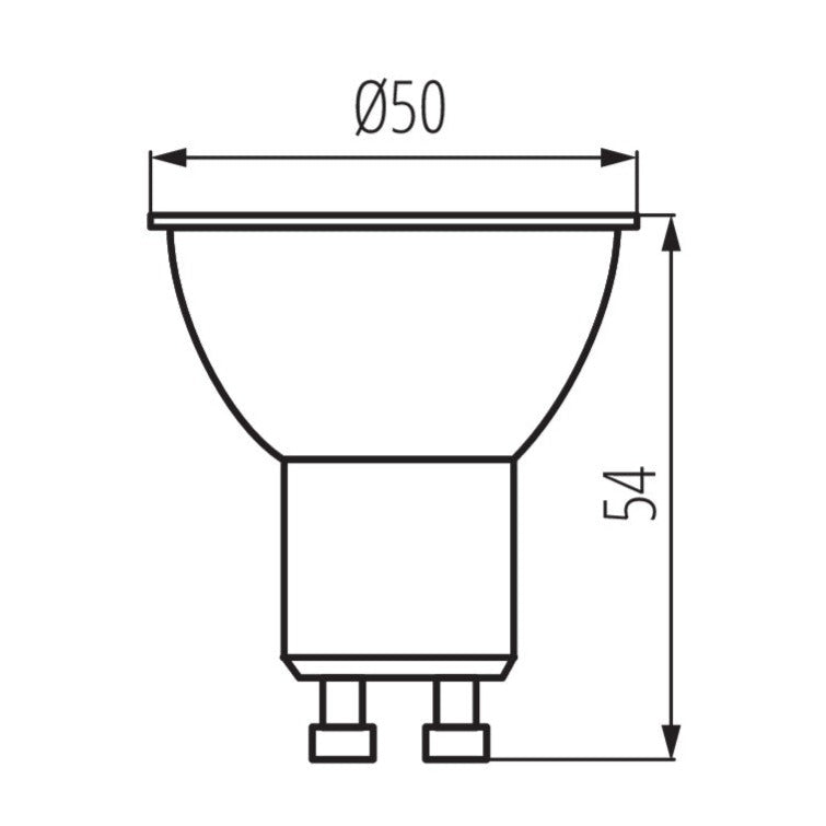 LED Smart GU10 4.7W RGBCCT 230V für Google Home / Alexa