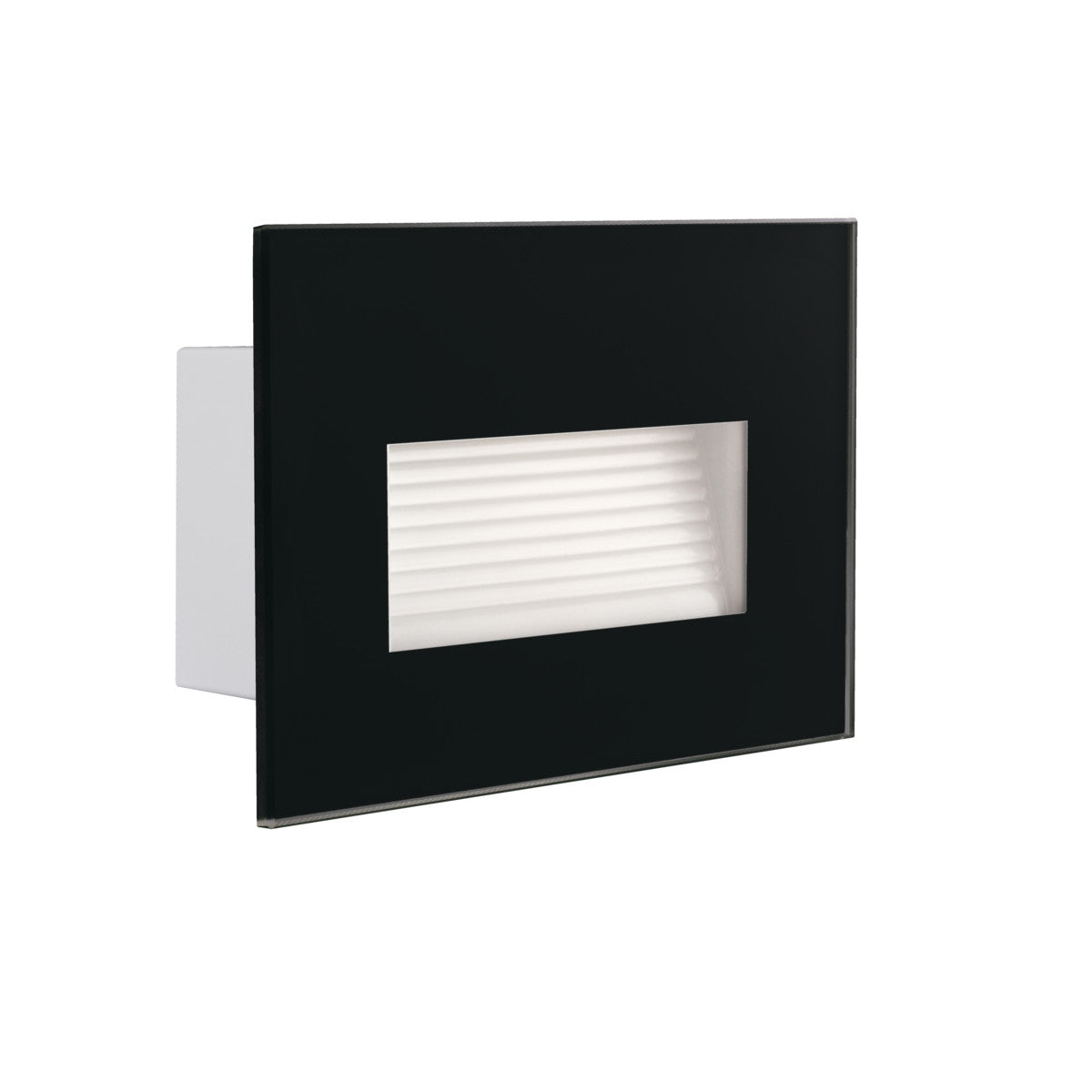 Außenwandleuchte GLASI LED Schwarz warmweiß 3W IP44 230V