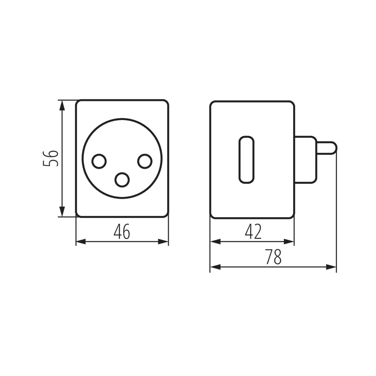 STECKDOSENADAPTER SMART S AD GN SCH 10A PM IP20