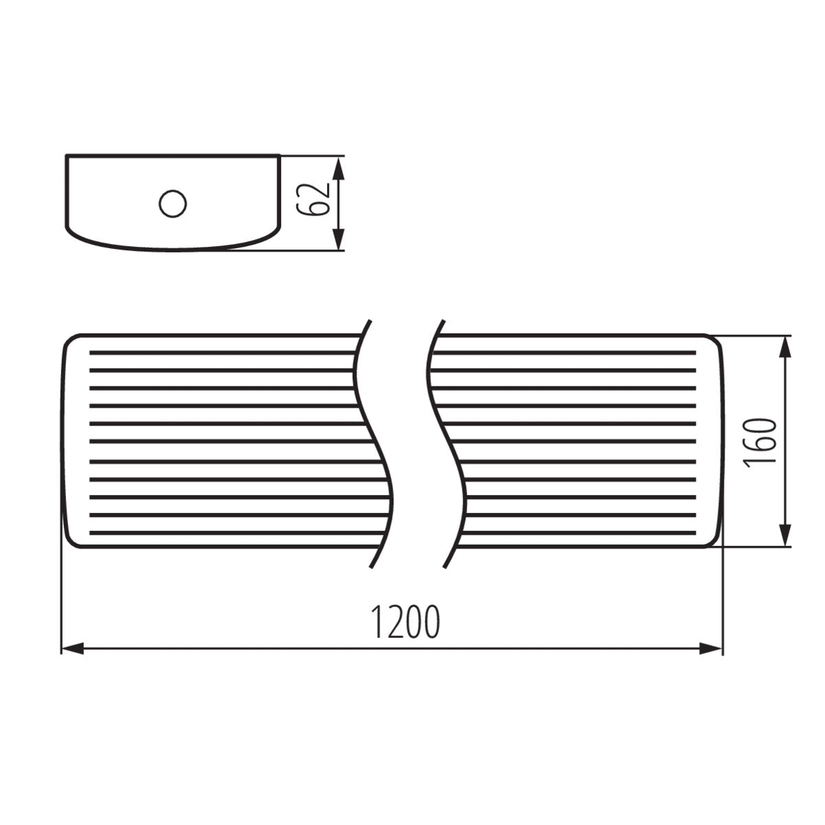 LED-Langfeldleuchte Weiß Warmweiß/Neutralweiß 22/40W IP20 230V