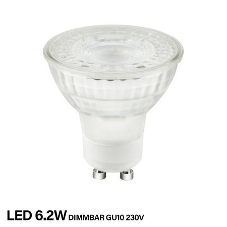 LED Aufbauleuchte 6.2W Dimmbar MILANO Eckig Weiß 230V