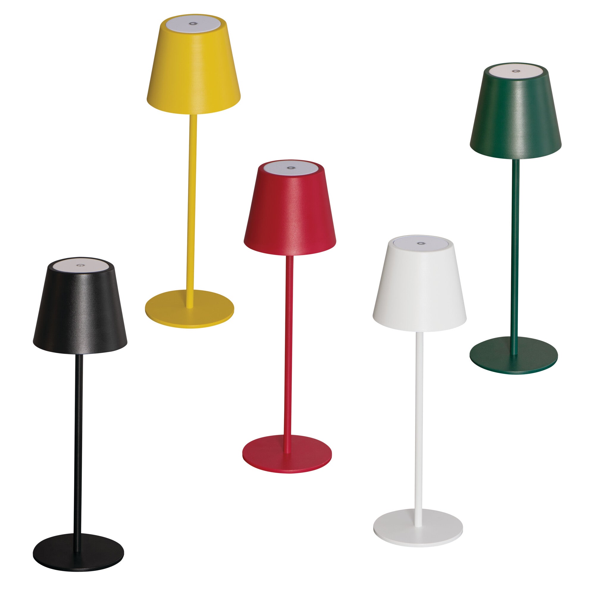 Lampe de table LED | pour extérieur et intérieur | Jaune | IP54 | Résistant aux intempéries | Conception moderne