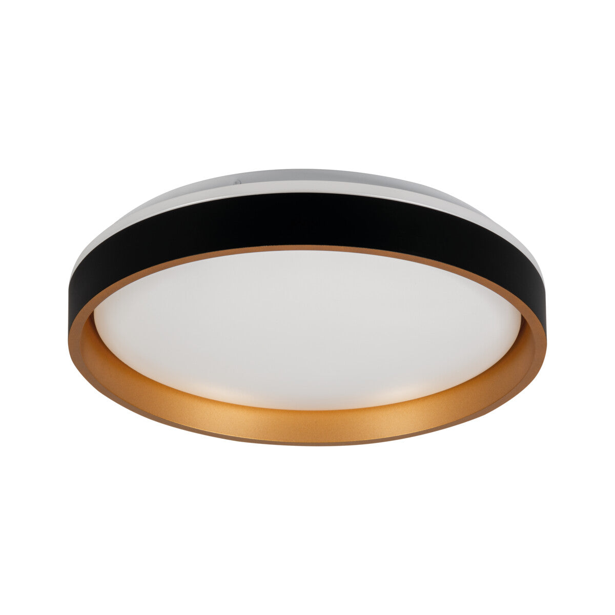 LED Deckenleuchte Rund Schwarz Gold Ø38cm 17.5W 4000K IP20 230V