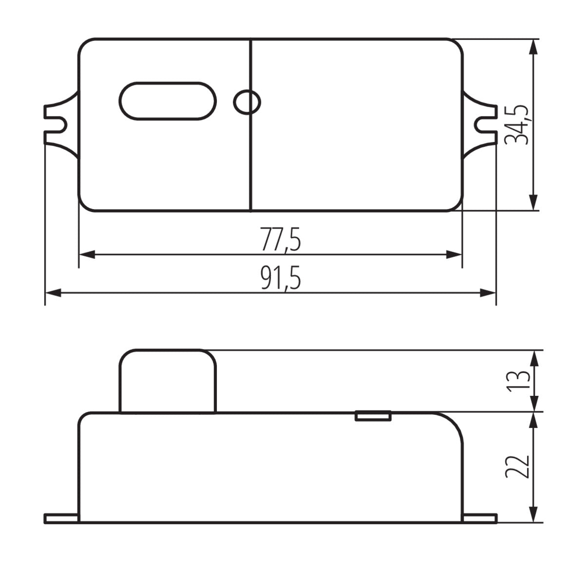 Motion detector MAH PRO SENSOR IP20