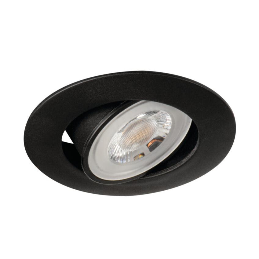 LED Einbaustrahler extra-flach 4,8W Warmweiß Neutralweiß Schwarz Weiß IP44/IP20 230V