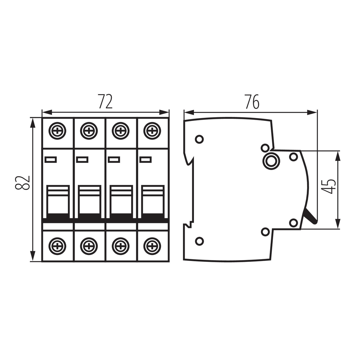 Kanlux 39355 – Maßzeichnung