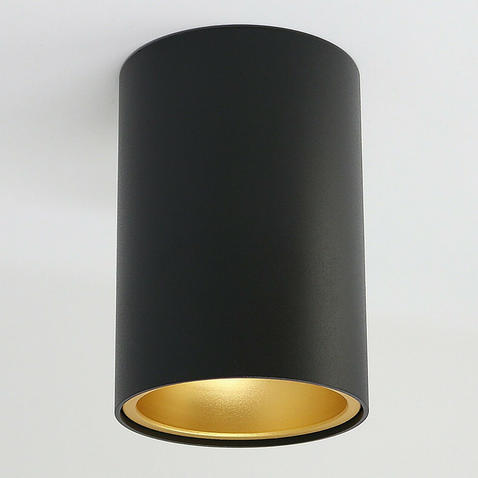 Aufbaustrahler Aufbauleuchte aus Aluminium SUNNY Rund 140mm X Ø97mm IP20 GU10 230V