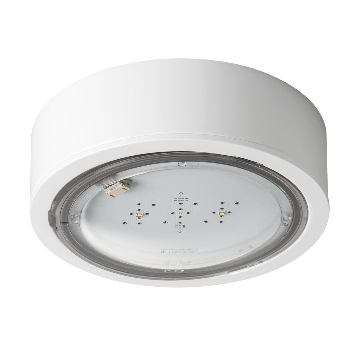 LED Notbeleuchtung ITECH M5 ST, Sicherheitsleuchte, Standard-Test, rund, 5W IP65 230V