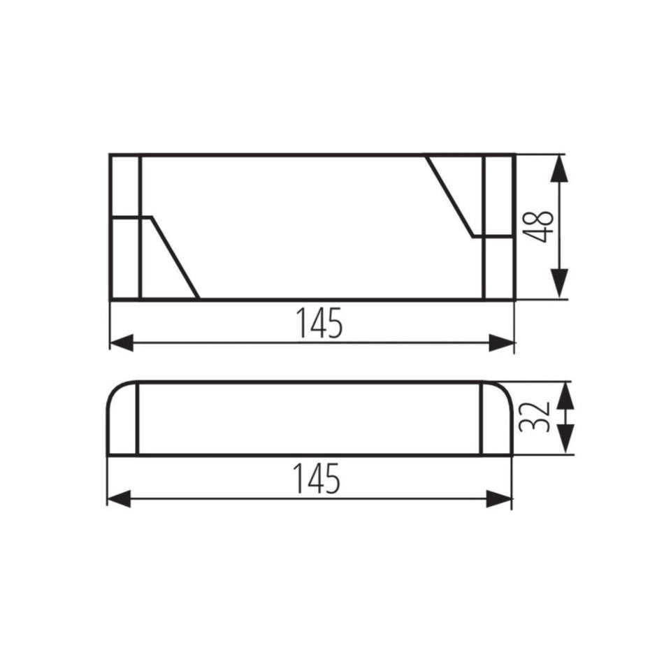 Transformateur électronique, 30W/60W / IP20 / 230VAC/24VDC 