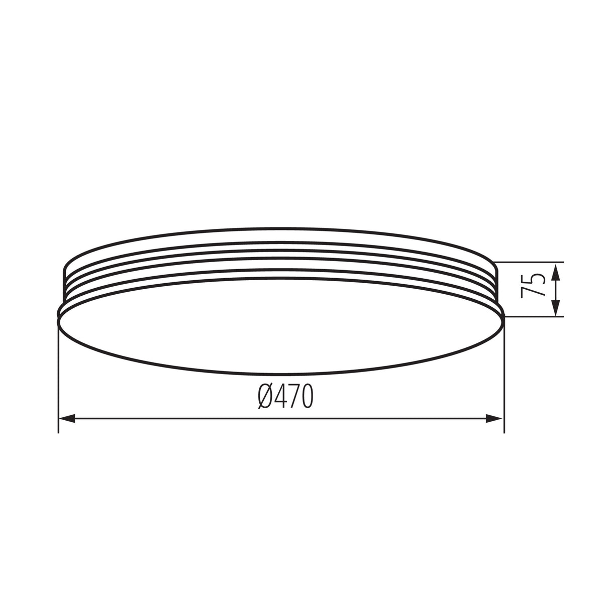 Kanlux EXATE LED 38W CCT Deckenleuchte 90220