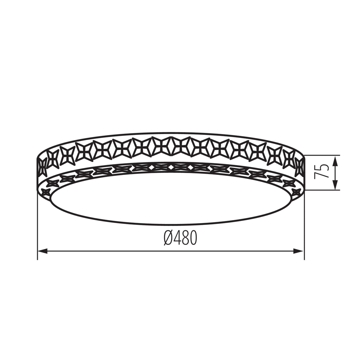 Kanlux LUMKO LED 38W CCT Deckenleuchte 90221