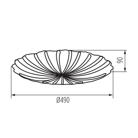 Kanlux BONSA LED 38W CCT Deckenleuchte 90222