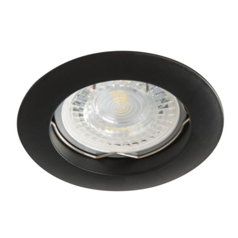 Einbaustrahler aus Aluminium Rund Ø79mm IP20 GU10 230V | extra-flach | dimmbar