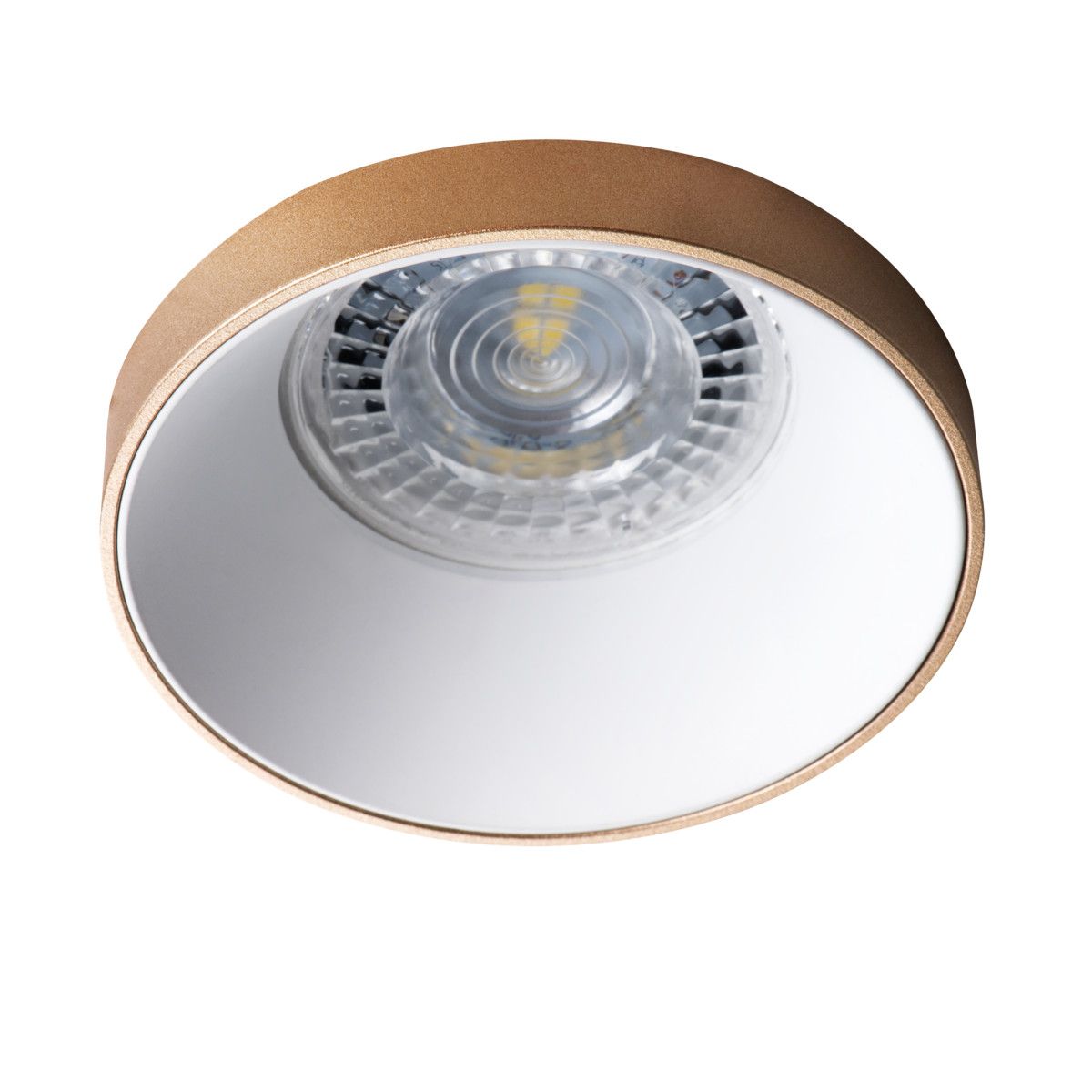 Recessed aluminum spotlight round Ø75 IP20 GU10 230V