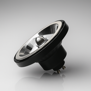 LED lamp AR111 12W GU10 Black 230V