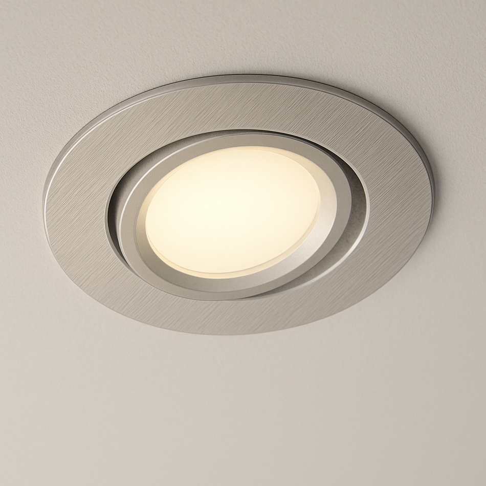 Spot encastrable STAR en aluminium rond Ø86mm IP20 GU10 230V