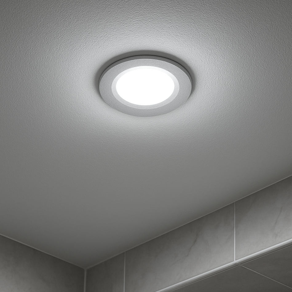 Spot encastrable en plastique rond Ø30mm IP65 1W 12V