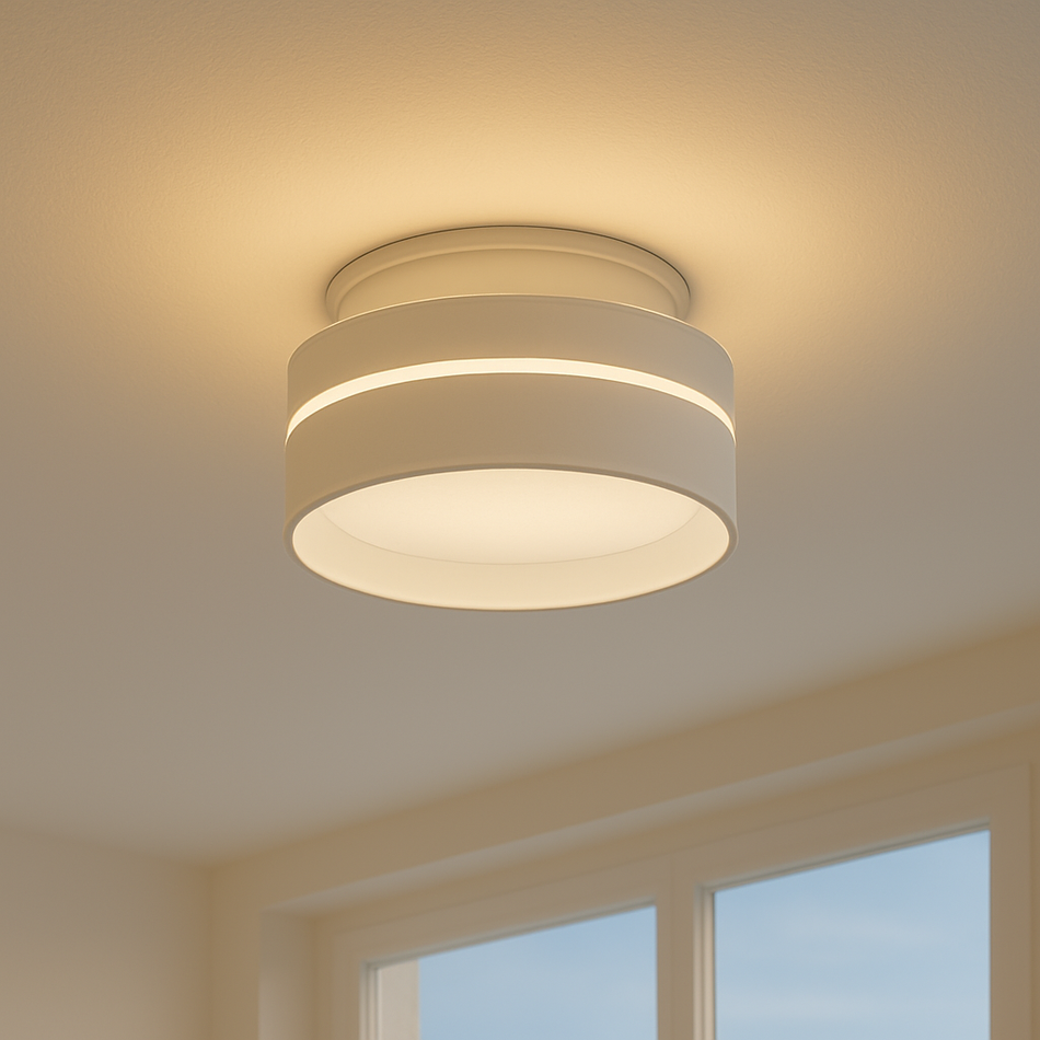 LED Einbaustrahler Oviedo aus Aluminium | Rund | Schwarz Weiß | IP20 | inkl. GU10 Fassung | Dimmbar 230V | direkte und indirekte Beleuchtung | extra-flach