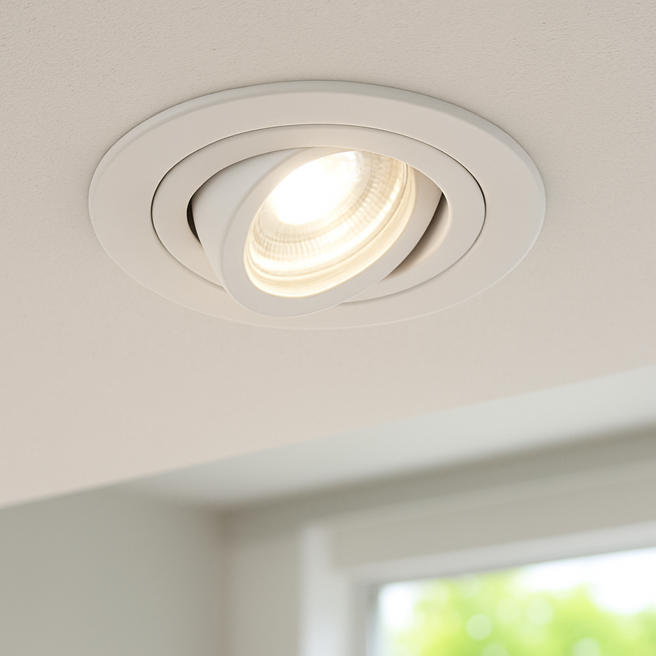 Plafonnier blanc mat IP20 GU5.3 GU10 12V 230V